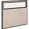 Global Industrial Office Partition Panel With Partial Window, 48-1/4W x 42H, Tan 694755WTN - alternate 1